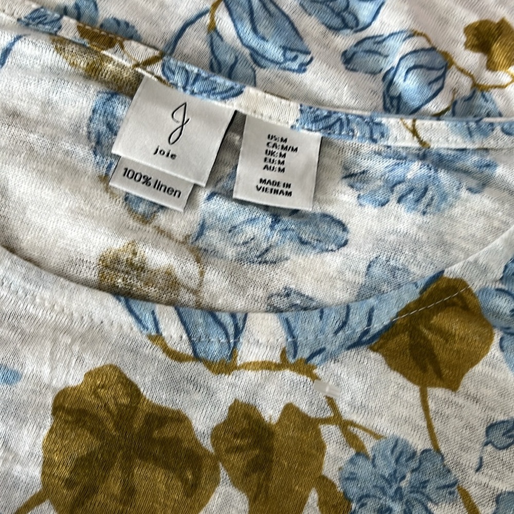 Joie Linen Blouse - Picture 4 of 5